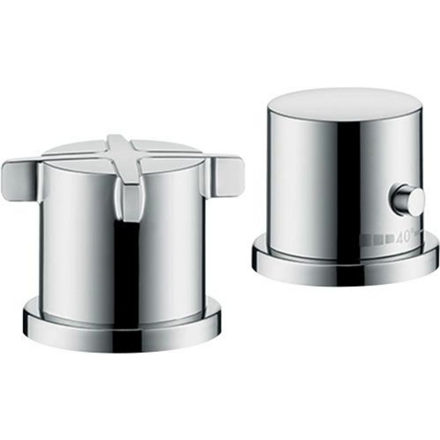 Afbouwdeel AXOR Citterio E 2-gats badrandthermostaat chroom