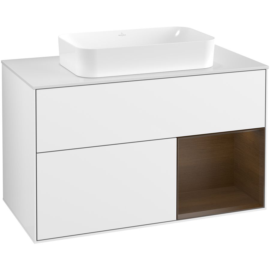 Wastafelonderkast Finion 1000x603x501mm G.White.L G661GNGF