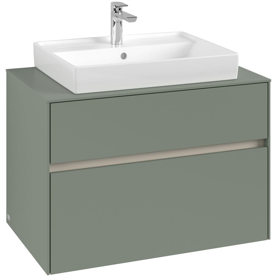 Wastafelonderkast Collaro 800x548x500mm Soft Green C080B0AF