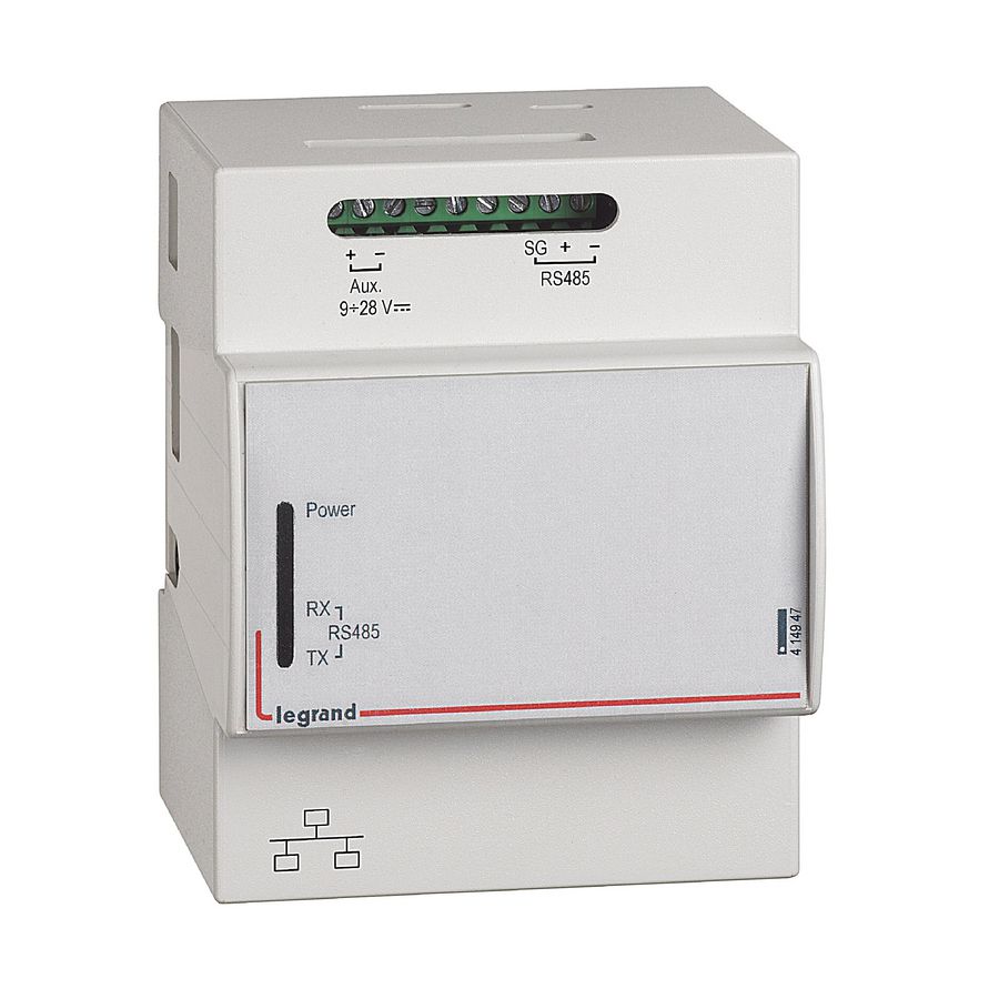 Webserver energie 10 meetpunten directe IP aansl.
