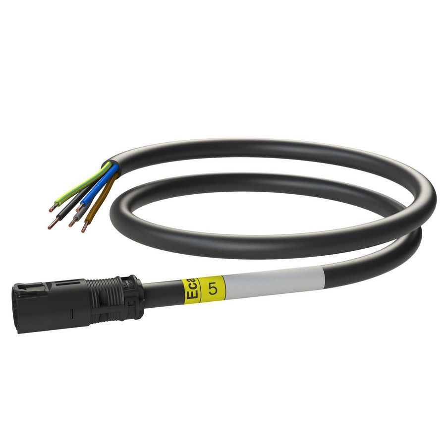 Patchkabel Male-open 5m 5G2,5 zwart Eca VVE=5