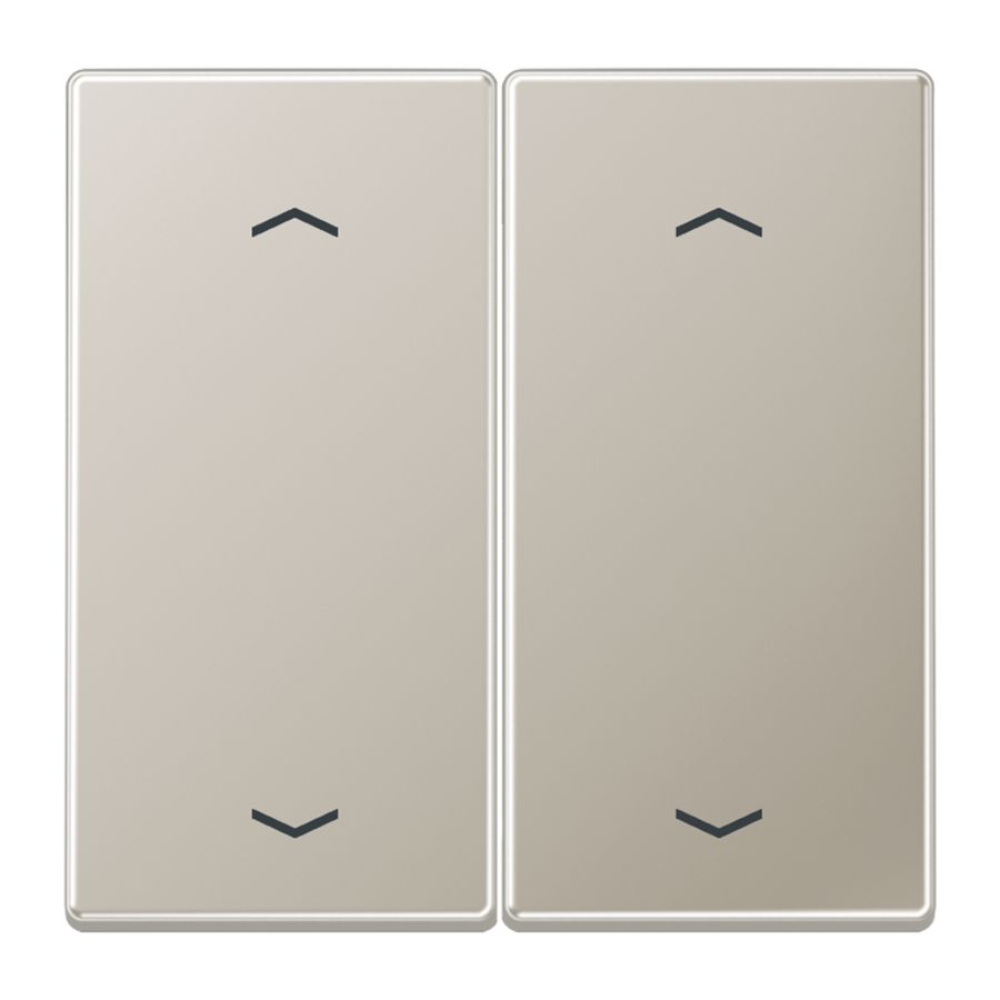Wip LS-edelst.m pijl v.KNX F10 taster 2voudig