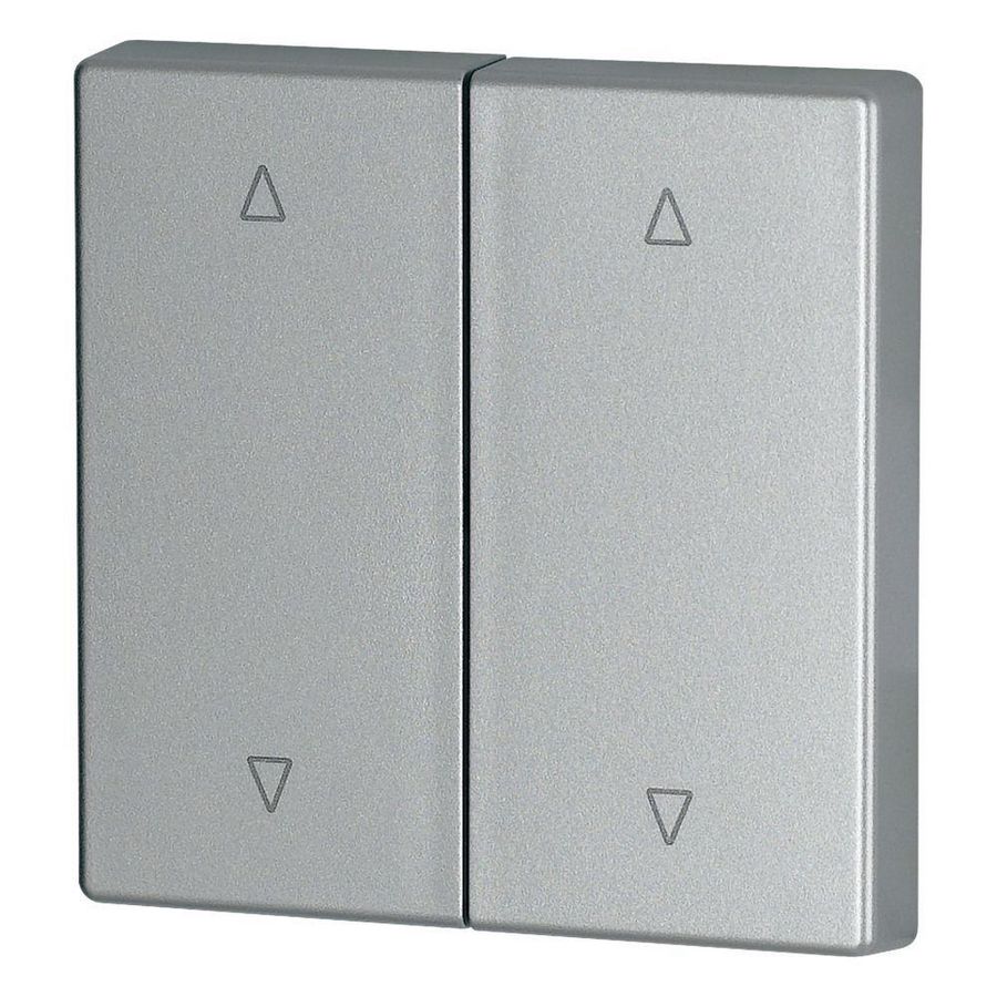 Schakelwip 2-voudig, 1/0, glanzend, Zilver Eaton