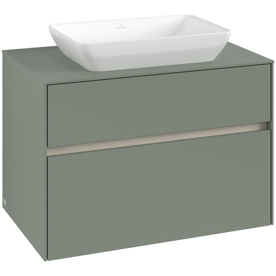 Wastafelonderkast Collaro 800x548x500mm Soft Green C108B0AF