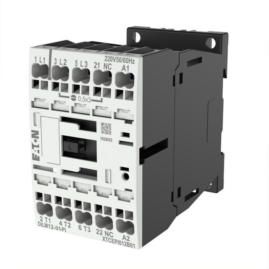 Magneetschakelaar DILM12-01(220V50/60HZ) 5,5kW 0m 1v Push-in