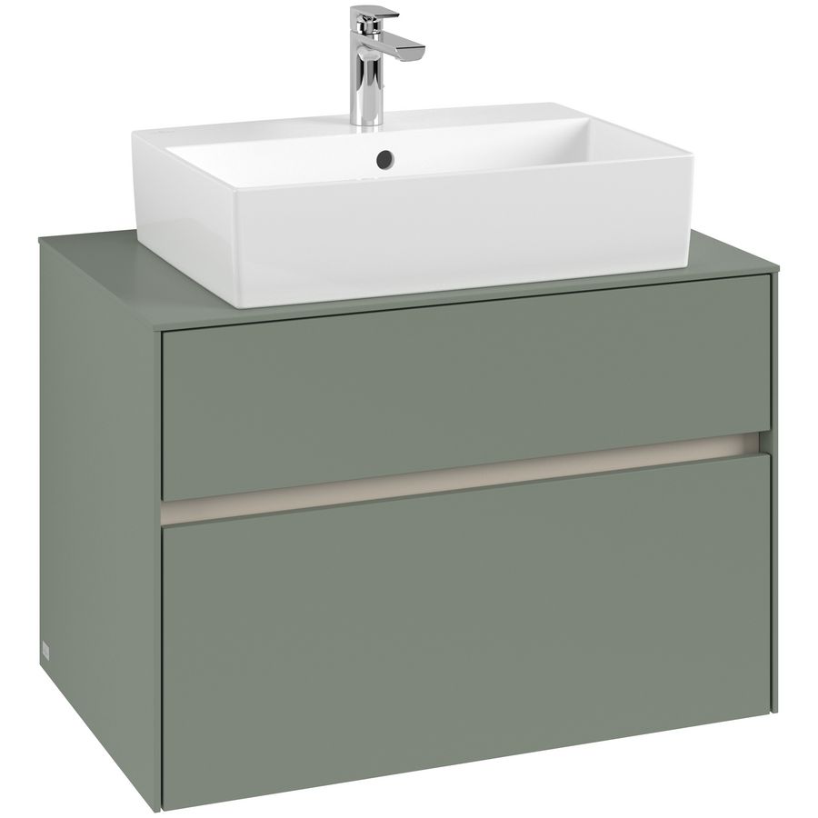 Wastafelonderkast Collaro 800x548x500mm Soft Green C12400AF