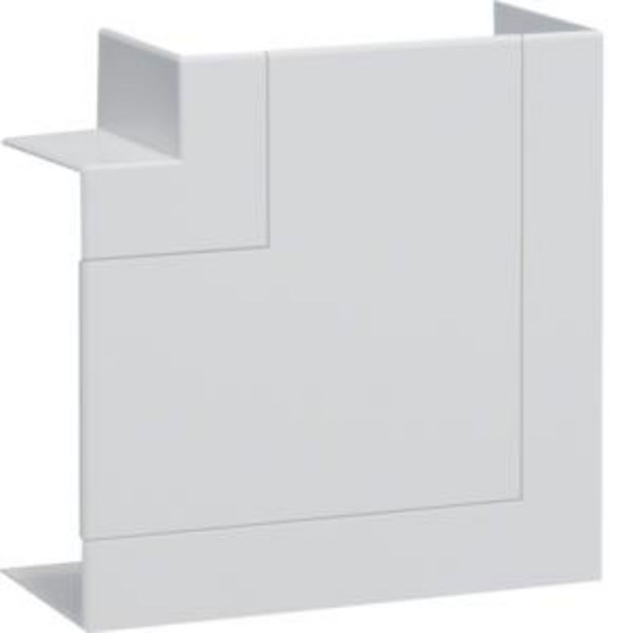 Vlakke hoek BR65 65x130mm halogeenvrij verkeerswit