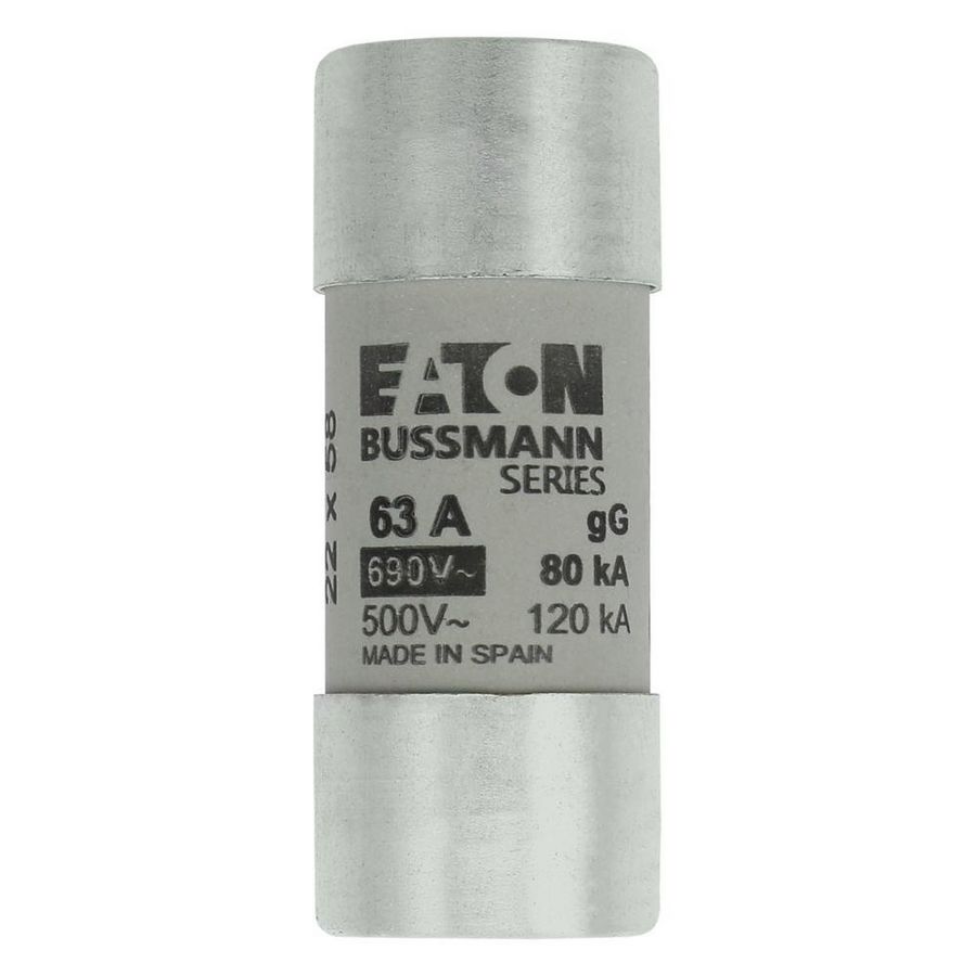 Zekering laagspanning 63A AC 690V 22x58mm gL/gG IEC VVE=10