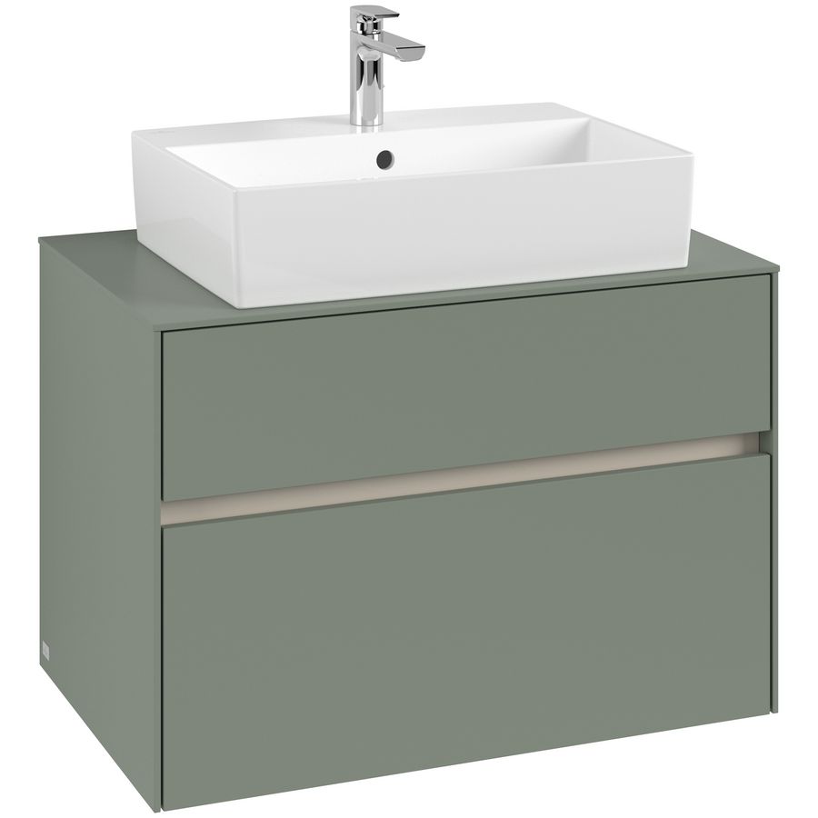 Wastafelonderkast Collaro 800x548x500mm Soft Green C124B0AF
