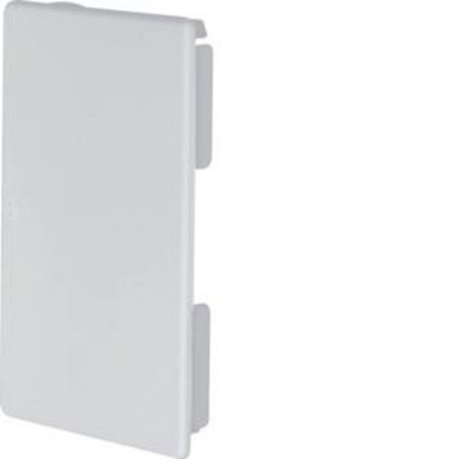 Eindplaat voor goot 80mm hoog FB lichtgrijs