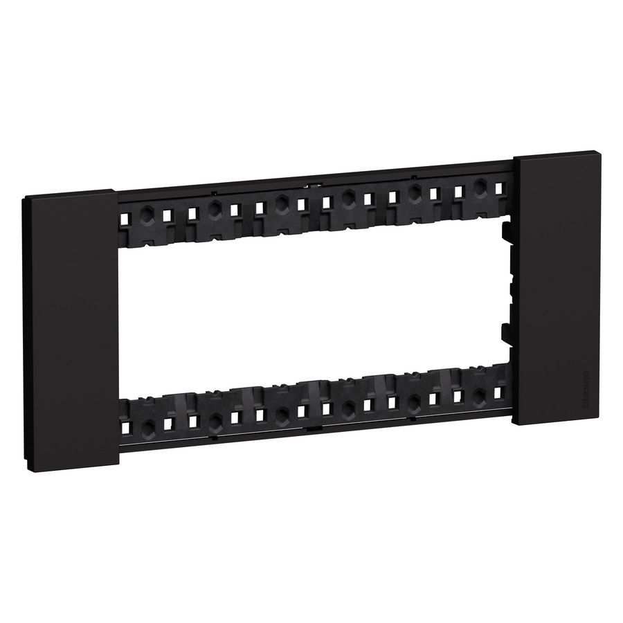 Afdekplaat 6 module zwart K4706 LivingNow