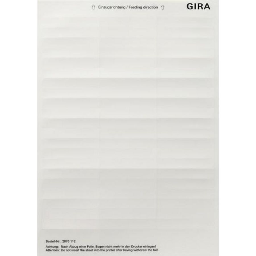 Labelvellen 11,7 x 66,3mm Accessoires zuiver wit