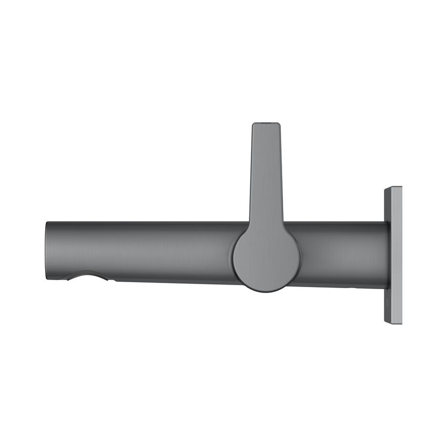 1-hendel wastafelmengkraan UP wandm uit. 165mm zwchr 51116130302