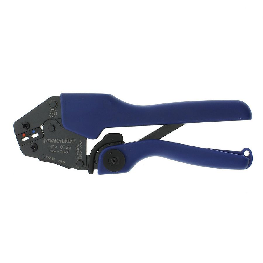 Sperkrimptang geisol. kabelschoenen 0,5-2,5mm² ovaalpers