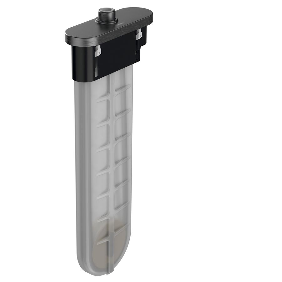 Afbouwdeel sBox ovaal 28020340 brushed black chrome