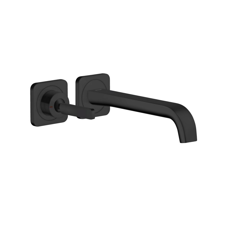 Afbouwdeel AXOR Citterio E wastafelkraan inbouw korte uitloop mat zwart