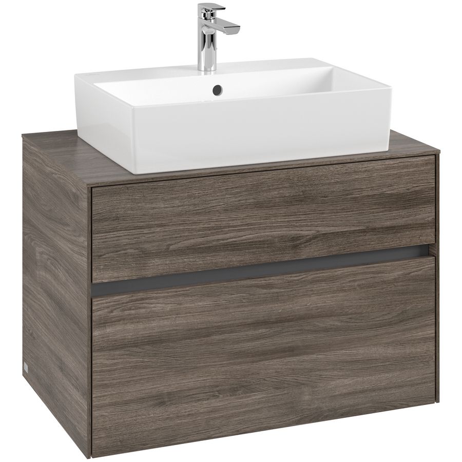 Wastafelonderkast Collaro 800x548x500mm Sto.Oak C12400RK