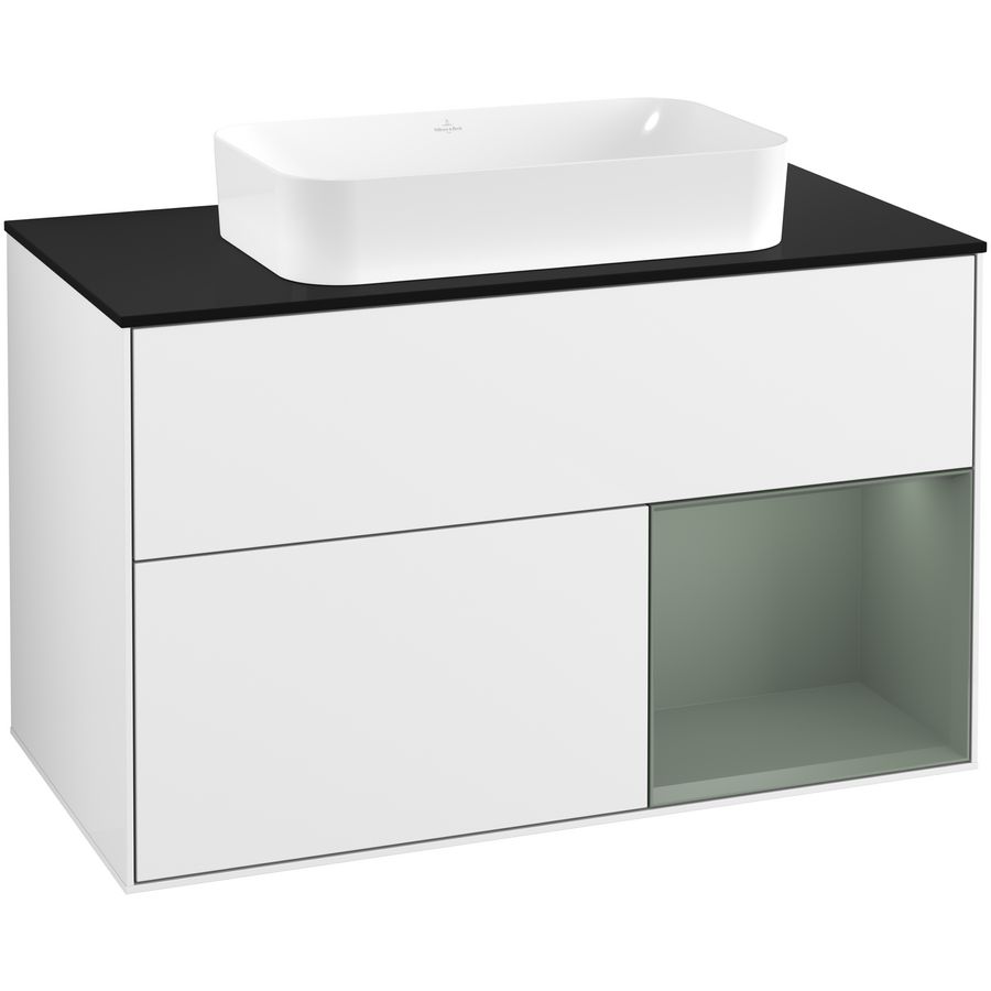 Wastafelonderkast Finion 1000x603x501mm G.White.L G662GMGF