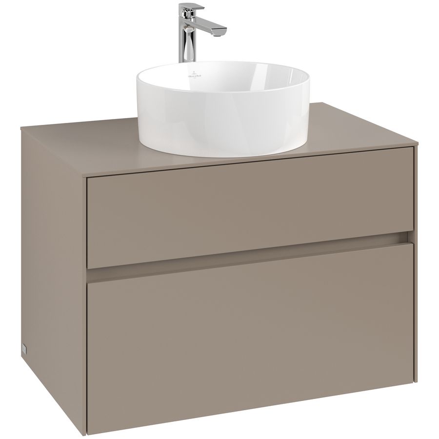 Wastafelonderkast Collaro 800x548x500mm Taupe C037B0VM