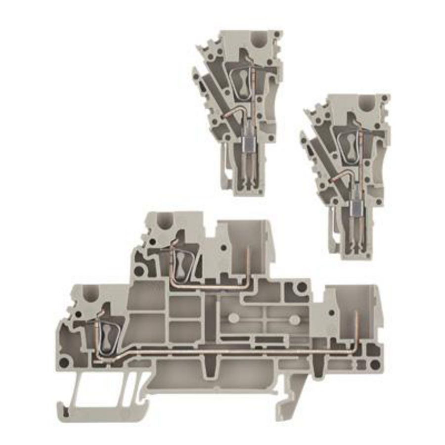 Insteekbaar d.beige 2.5 2.5mm² 1815150000 VVE=50