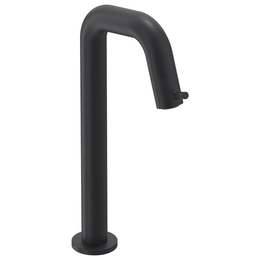 Fonteinkraan BOND contour staand L-size sprong 116mm highriser mat zwart