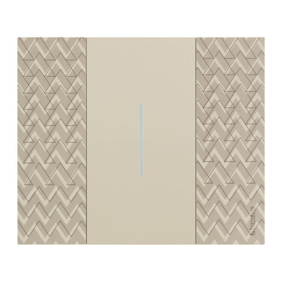 Afdekplaat 2 modulen optic K4702 LivingNow