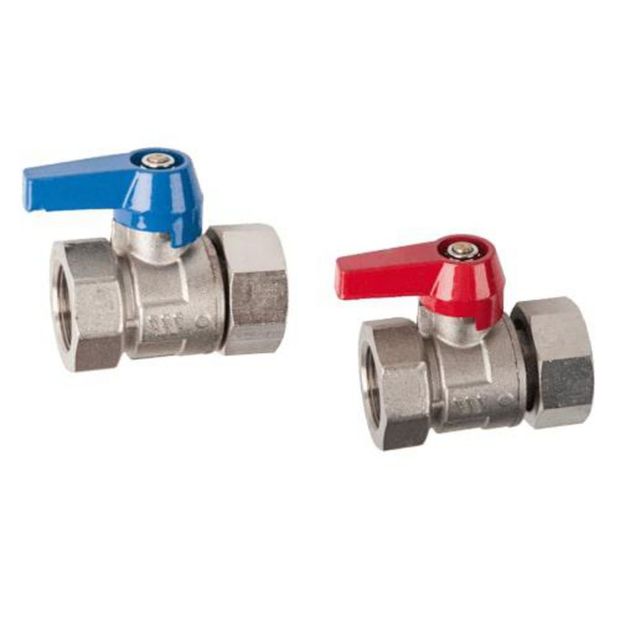 Kogelkraan Set KH-set HLV 1" +wartelmoer+dichtingen nikkel