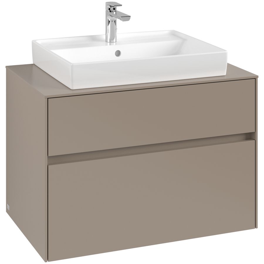 Wastafelonderkast Collaro 800x548x500mm Taupe C08000VM