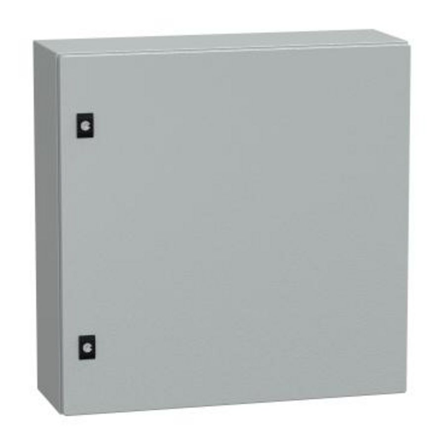 Plain door with mount.plate. H600xW600xD200 IP66 Spacial CRN