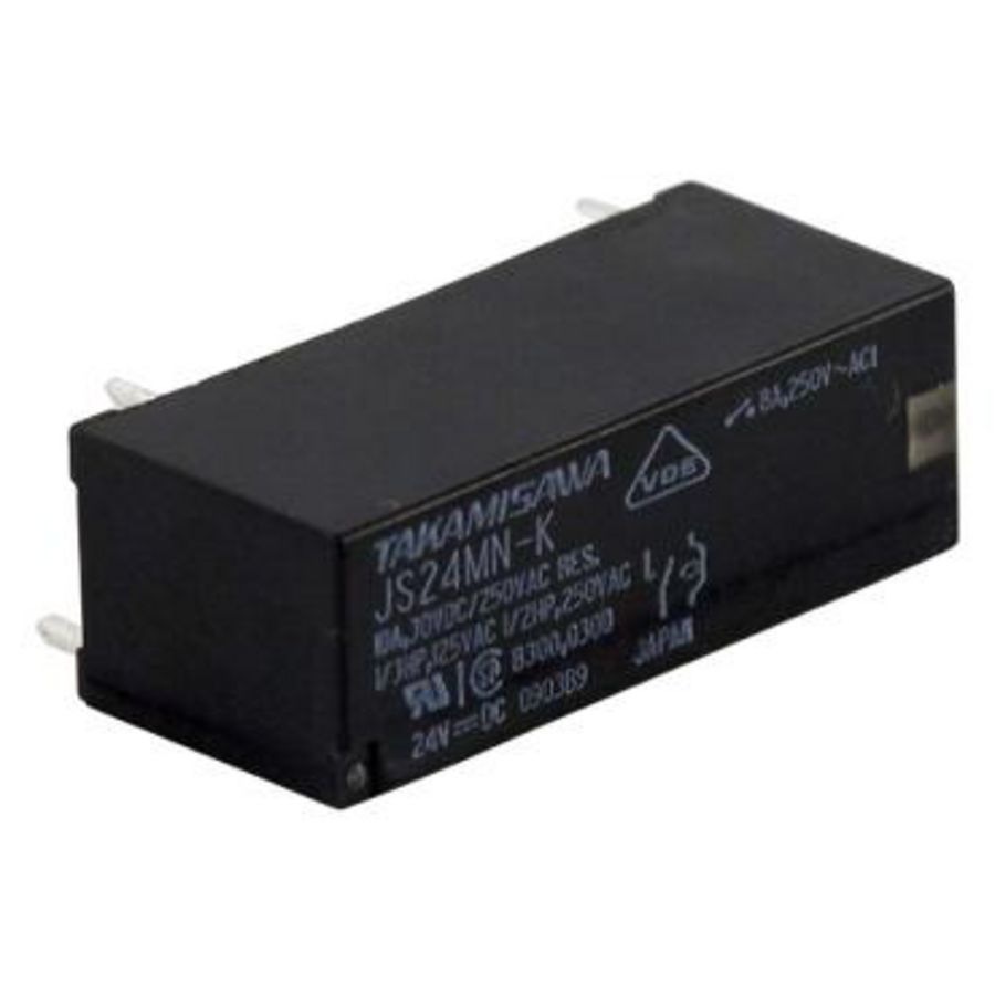 Elektromechanisch insteekrelais 5mm 24V D ABE7 VVE=4