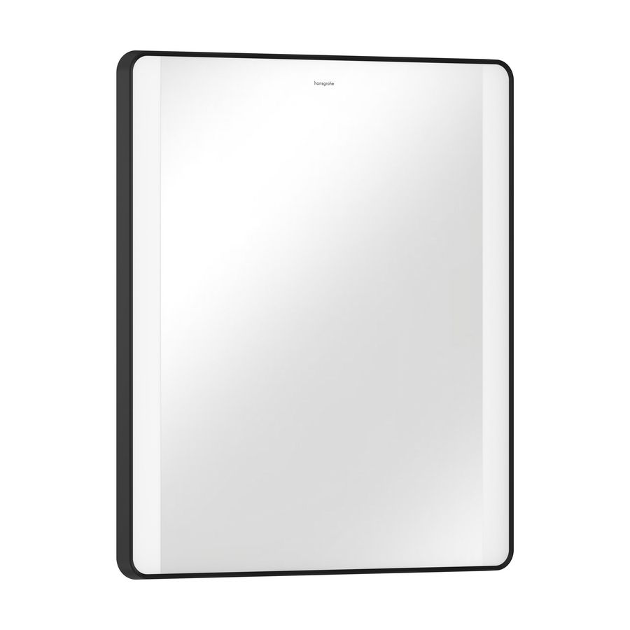 Spiegel verticale LED 600/30 wandschakelaar mat zwart Xarita Lite Q