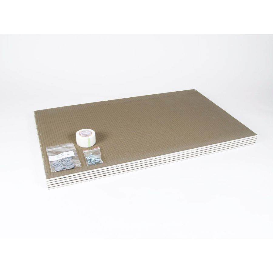 Set a 8st. isolatieplaat 60x100cm dikte=6mm Isoplate (4,8m²)