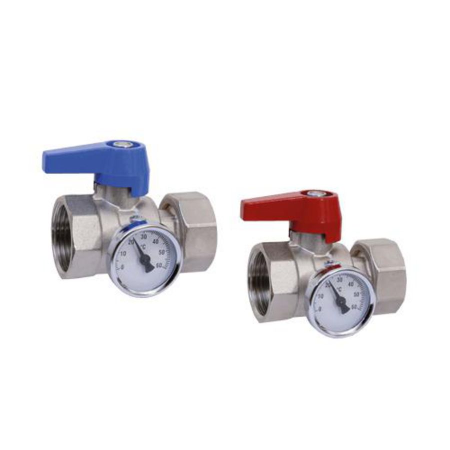 Kogelkraan Set 1" th.meter+wartelmoer&dichting vern. VVE=20