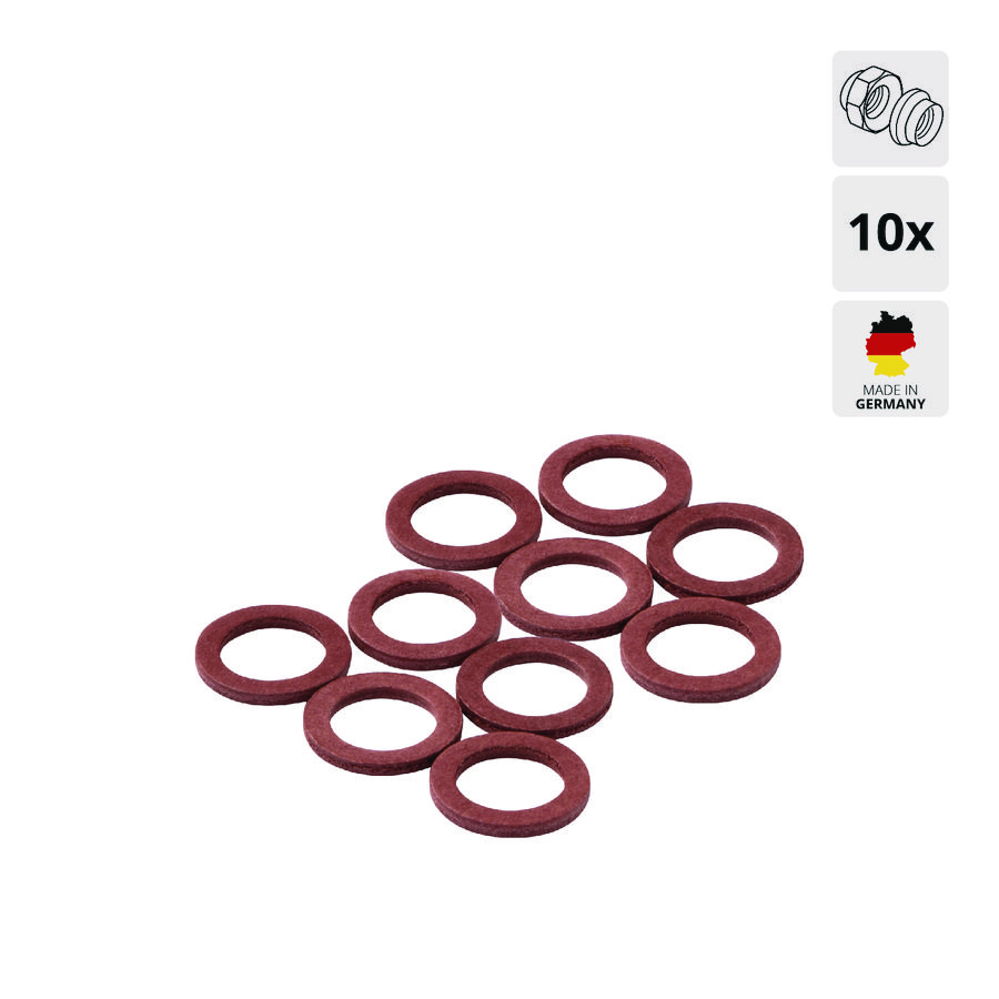 Set a 10st. Fiber-ring 15x24x2 5mm 65x130mm VVE=10