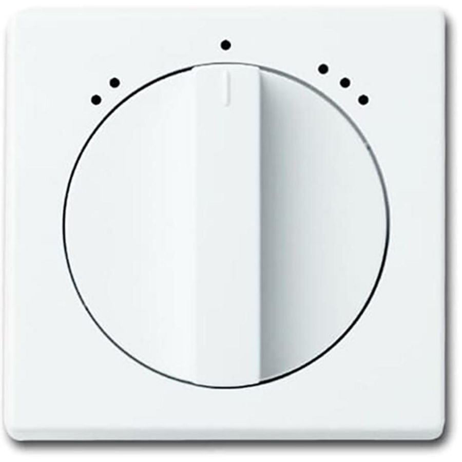 Centraalplaat v inb ventilatorschakelaar 2711U s-studiowit (1740 DRL-84-503)
