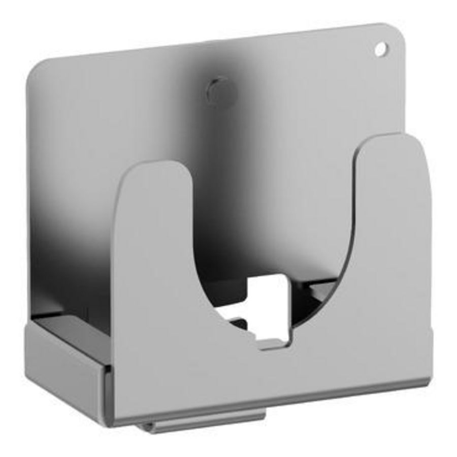 Kabelhouder EVlink Pro AC Metal geinstalleerd zijkant