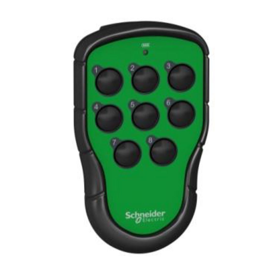 Compacte zender 8 drukknoppen Solide behuizing Harmony