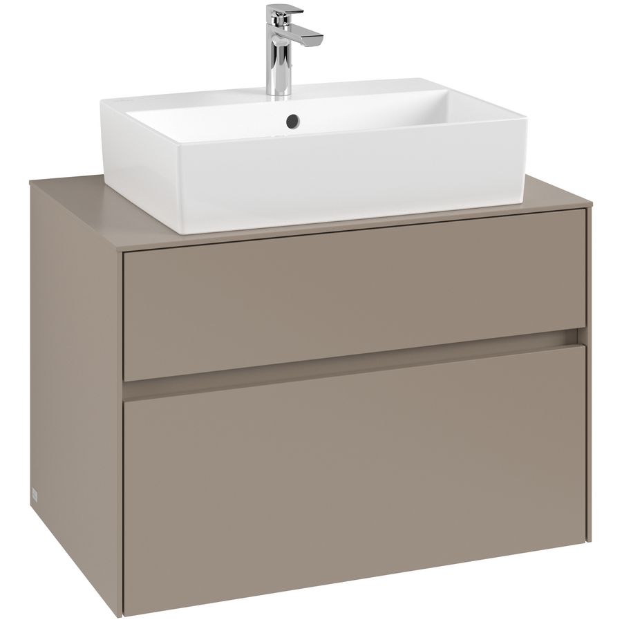 Wastafelonderkast Collaro 800x548x500mm Taupe C124B0VM