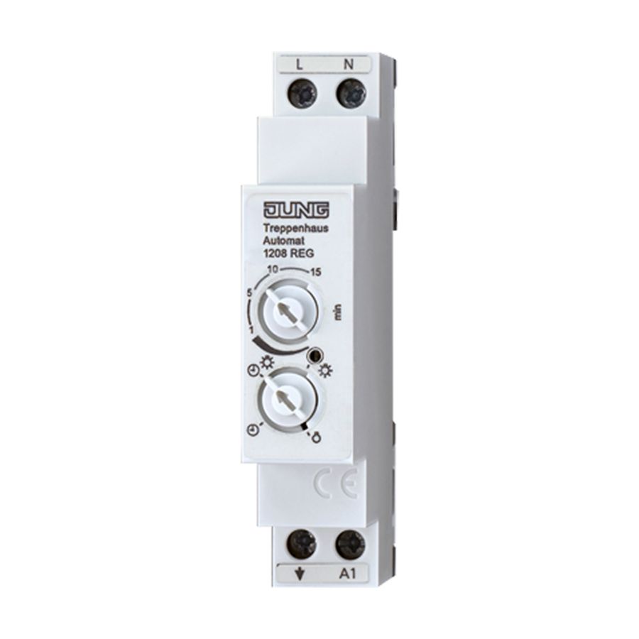 Trappenhuisautom.voor Din-rail montage