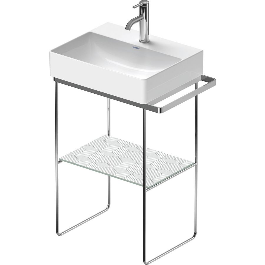 DuraSquare malen console Chr Gepolijst 565x380x740-790mm