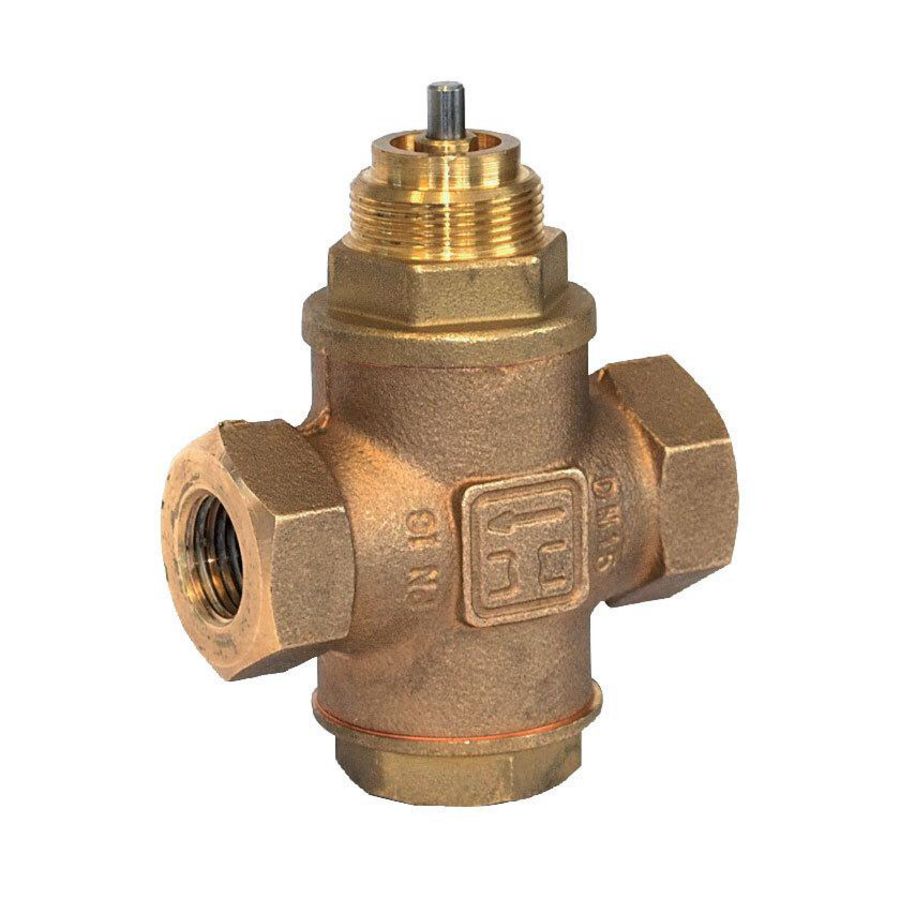 Zoneventiel V2BM20 2-weg 3/4 PN16 Brons