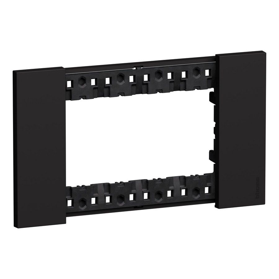 Afdekplaat 4 module zwart K4704 LivingNow
