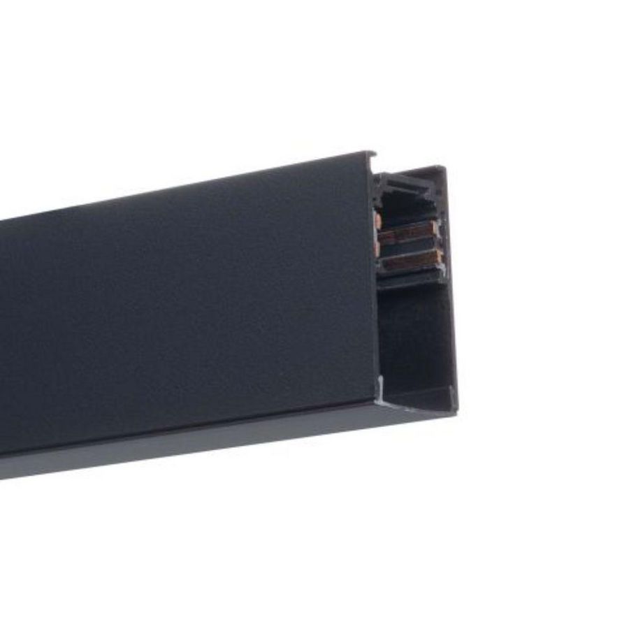 T48/20 zwart TS1 rail diep 2m DALI