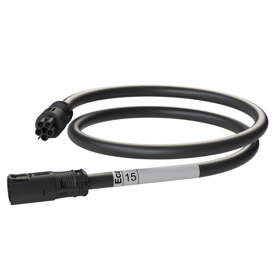 Koppelsnoer AW 15m 5G2,5 zwart Eca VVE=5