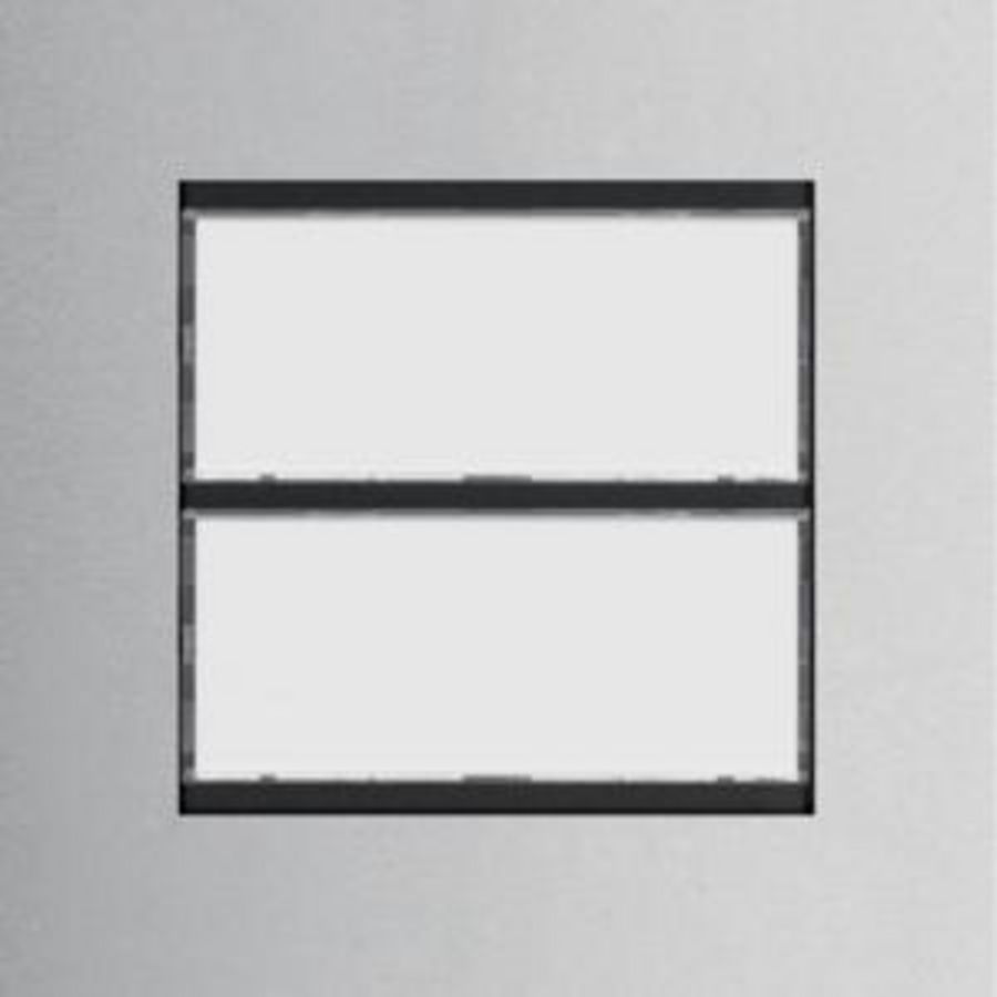 Drukknopmodule 2-voudige 2-draads deurstation elcom.modesta