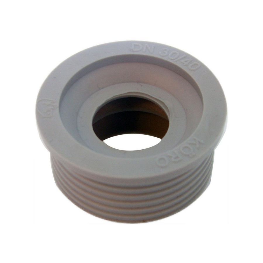 Verlooprubber / aansluitmanchet 25/40mm geschikt voor 3/4" wasmachine-afvoerslang