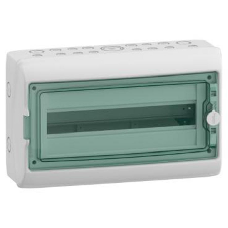 Verdeler DINrail componenten 1x18 modulen aarde verdeel