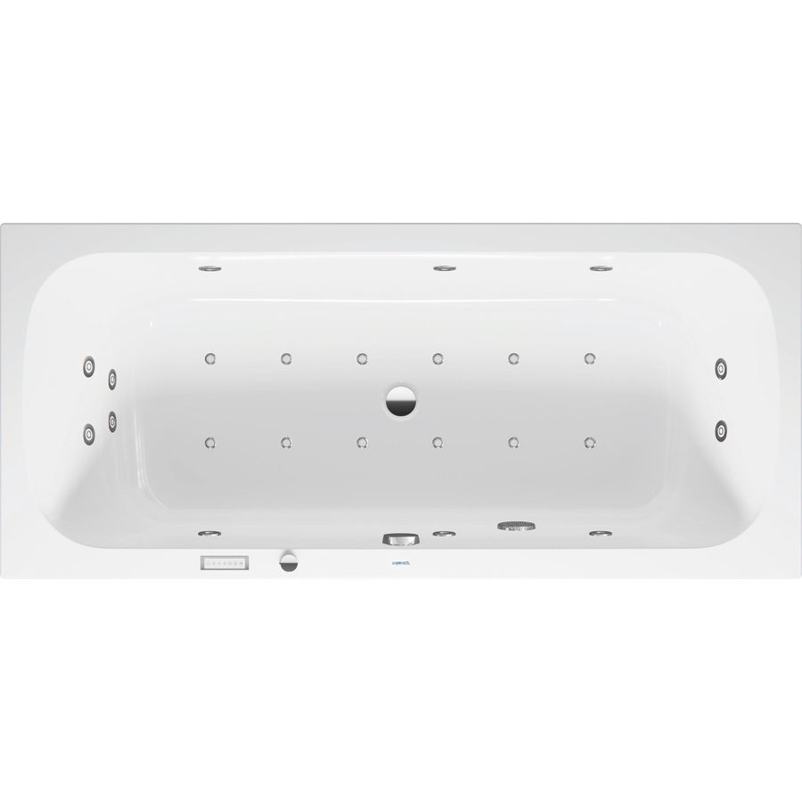 Qatego Whirlbad Wit 1800x800x480mm 760614000CE1000