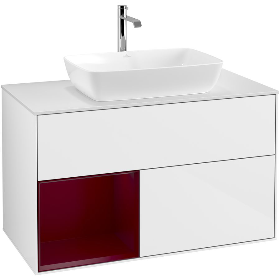 Wastafelonderkast Finion 1000x603x501mm G.White.L G771HBGF