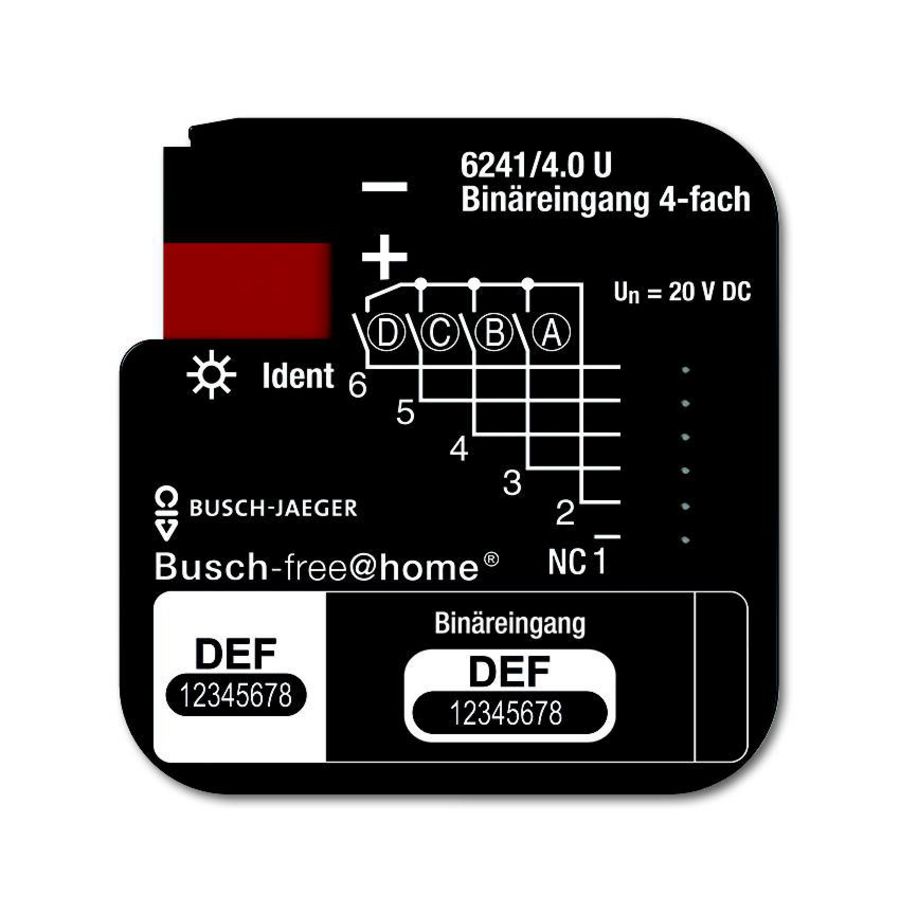 Free@Home binaire ing. 4-v inbouwpil